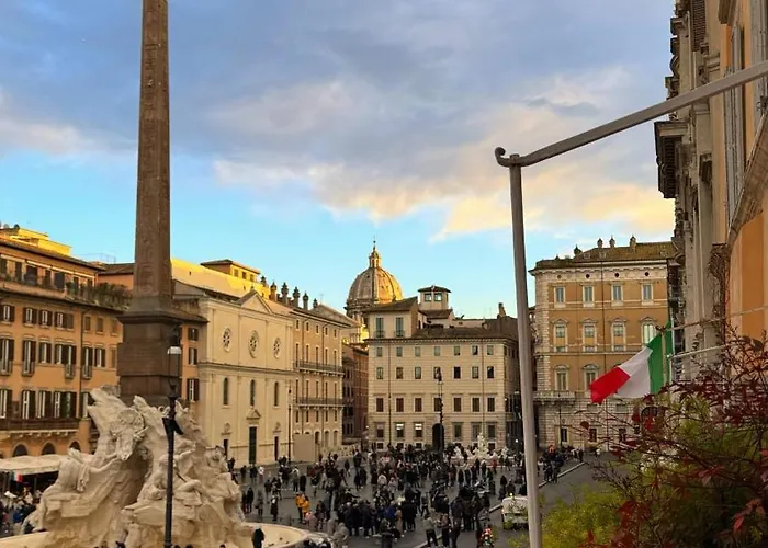 Cadensplace - Overlooking Piazza Navona By Dbalconycollection Appartement *