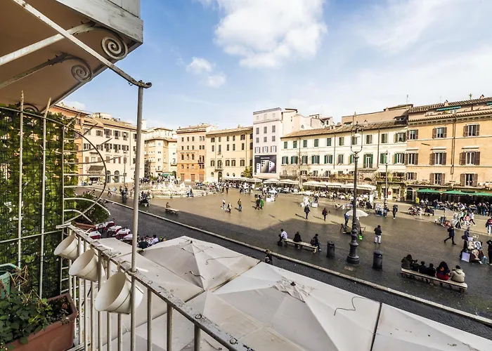 Cadensplace - Overlooking Piazza Navona By Dbalconycollection Rome